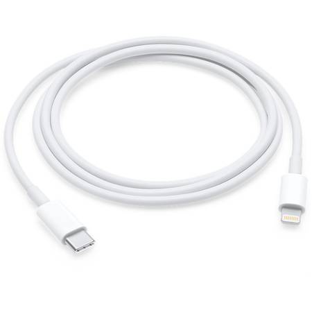 Cablu de date Apple Lightning to USB-C 1 m white