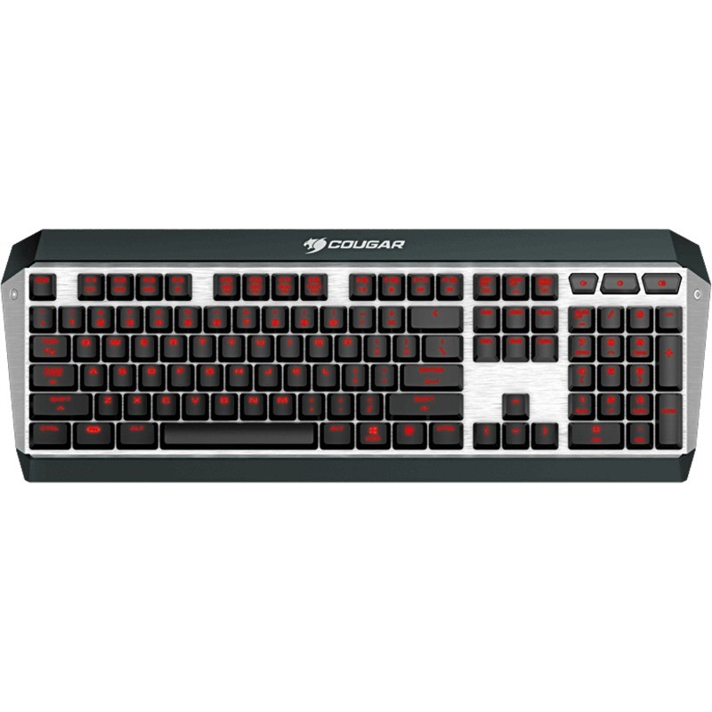 Tastatura Attack X3 Cherry MX Red Interfata USB Negru / Argintiu