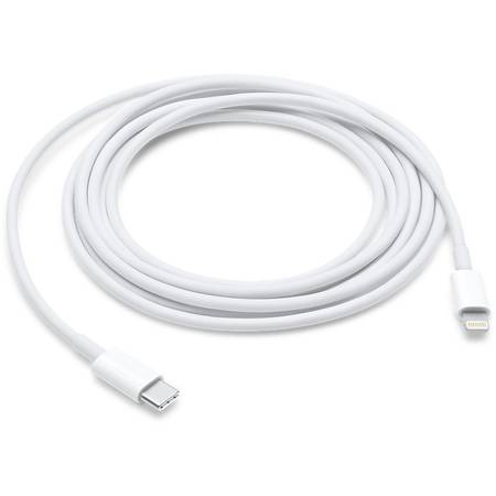 Cablu de date Apple USB-C to Lightning white