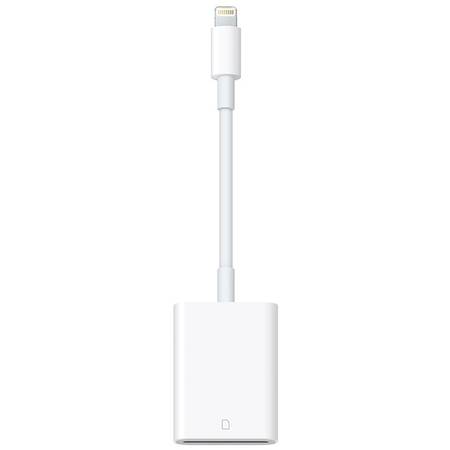 Cablu de date Apple Lightning to SD Card Camera Reader white