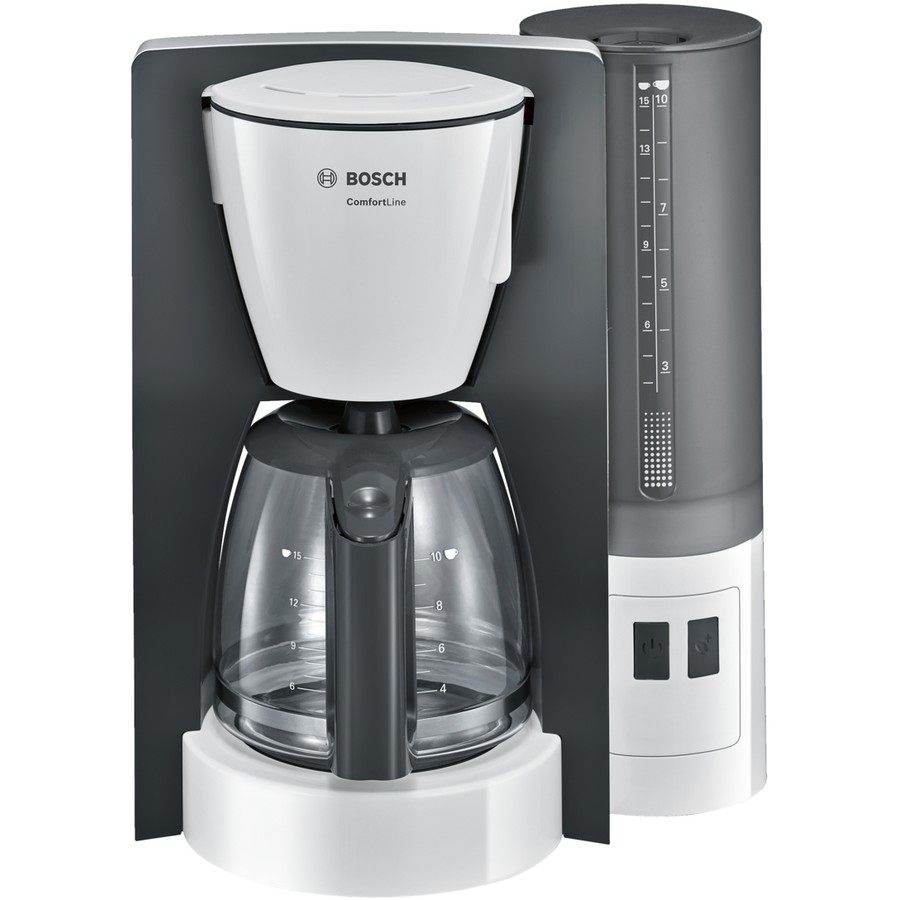 Cafetiera TKA6A041 1.2 litri Anti-picurare Oprire automata Alb