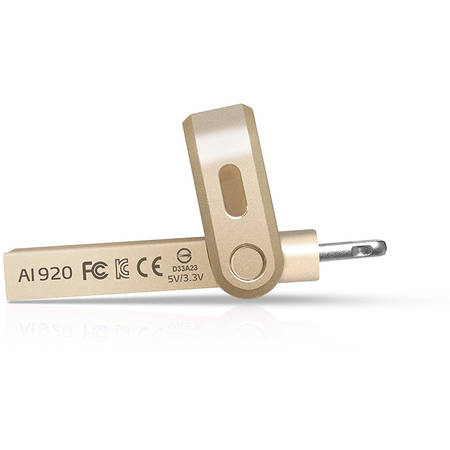 Memorie USB ADATA i-Memory Flash Drive AI920 64GB USB 3.1 Gold