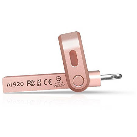 Memorie USB ADATA i-Memory Flash Drive AI920 64GB USB 3.1 Rose Gold