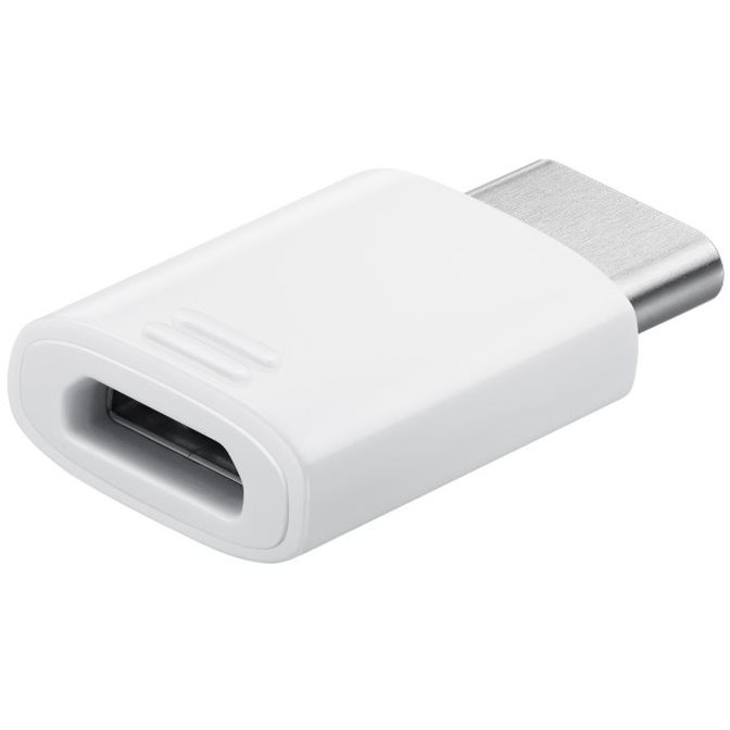 Adaptor USB Type C la MicroUSB White thumbnail