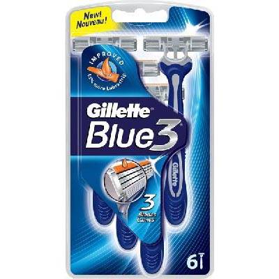 Aparat de ras Gillette Blue3 punga 6 buc