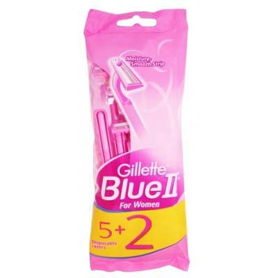 Aparat de ras Gillette Blue II Regular for women punga 5 + 2 gratis
