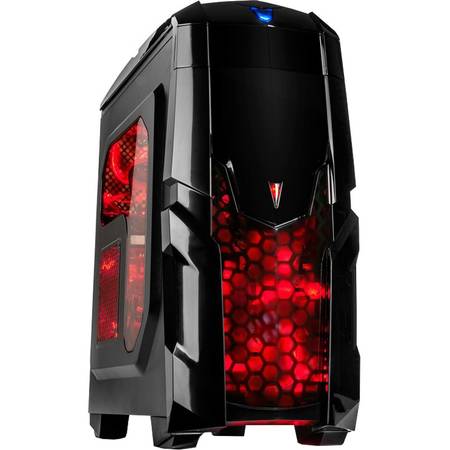 Carcasa Inter-Tech Q2 Illuminator Red