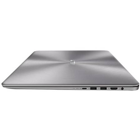 Laptop ASUS ZenBook UX510UX-CN172R 15.6 inch Ful HD Intel Core i5-7200U 12GB DDR4 1TB HDD 128GB SSD nVidia GeForce GTX 950M 2GB Windows 10 Pro Grey Metal