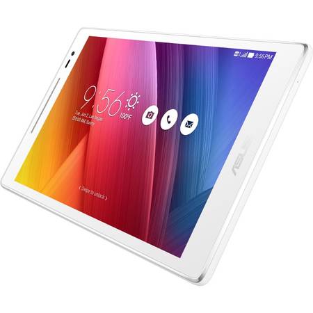 Tableta ASUS ZenPad Z380KNL-6B038A 8 inch HD Qualcomm 1.2 GHz Quad Core 2GB RAM 16GB flash WiFI GPS 4G Android 6.0 Pearl White