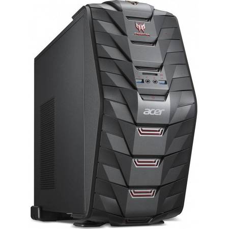Sistem desktop Acer Aspire Predator G3-710 Intel Core i5-6400 8GB DDR4 2TB HDD 256GB SSD nVidia GeForce GTX 1060 3GB Black