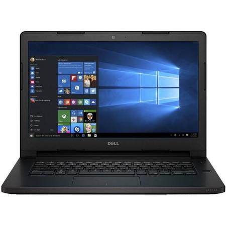 Laptop Dell Latitude 3470 14 inch HD Intel Core i5-6200U 4GB DDR3 500GB HDD Backlit KB FPR WiFi AC Windows 10 Pro Black