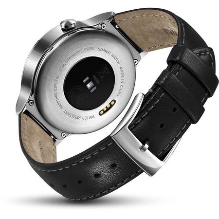 Smartwatch Huawei 55020640 Black Leather Strap Negru