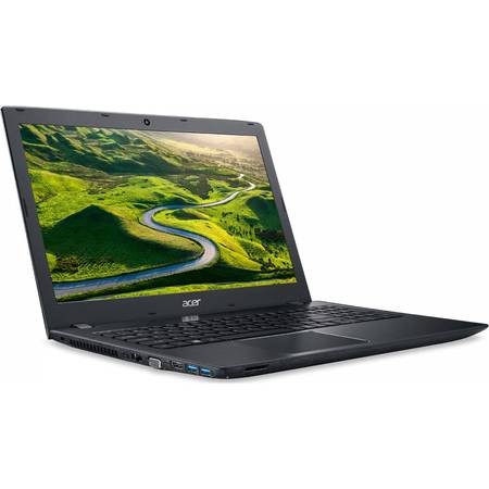 Laptop Acer Aspire E5-575-348N 15.6inch Intel Core i3-6006U 4GB DDR4 SSD 128 Linux Black