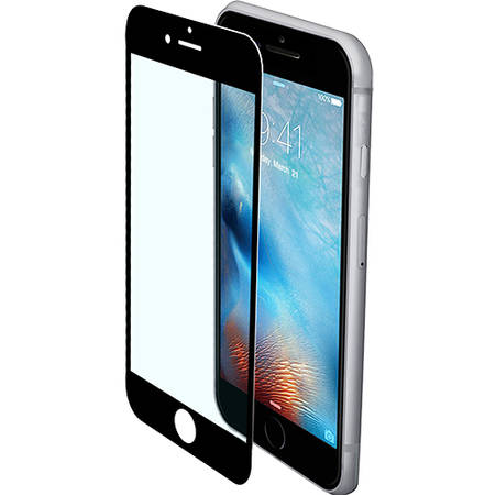 Folie protectie Celly GLASS800BK Sticla Securizata Full Body 9H Negru pentru Apple iPhone 7