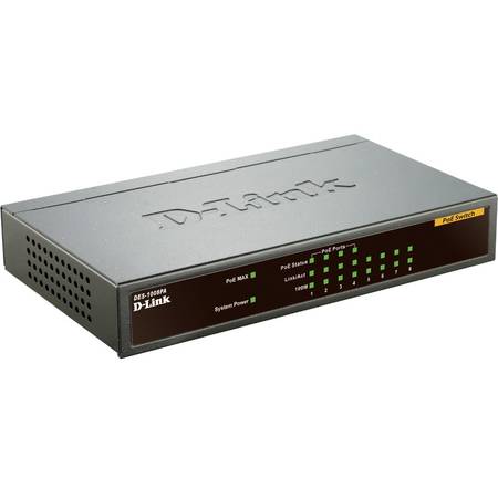 Switch D-Link DES-1008PA 8 porturi
