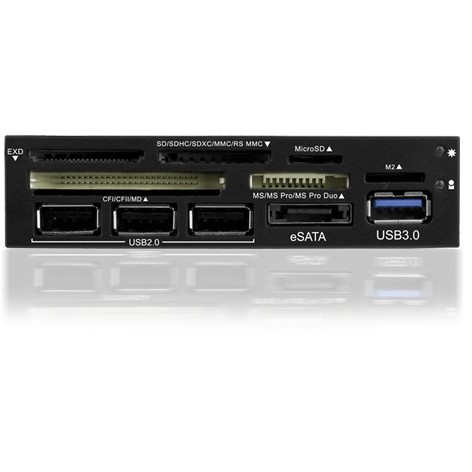 Card reader Icy Box 3.5 cu Panou Multiport 60 tipuri de Carduri USB3.0