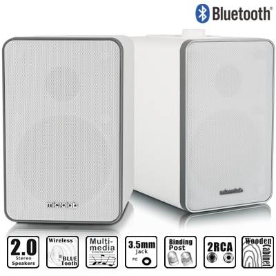 Boxe Microlab H21 2.0 35W Bluetooth Alb