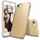 Slim Royal Gold pentru Apple iPhone 7 si folie protectie display