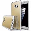 Mirror Royal Gold pentru Samsung Galaxy Note 7 plus folie protectie display