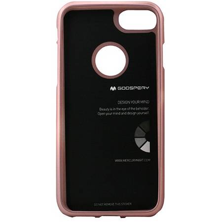 Husa Protectie Spate Goospery JellyMetal pentru iPhone 7 Pink