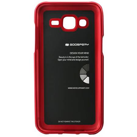Husa Protectie Spate Goospery JellyMetal pentru Samsung Galaxy J5 J500 Rosu