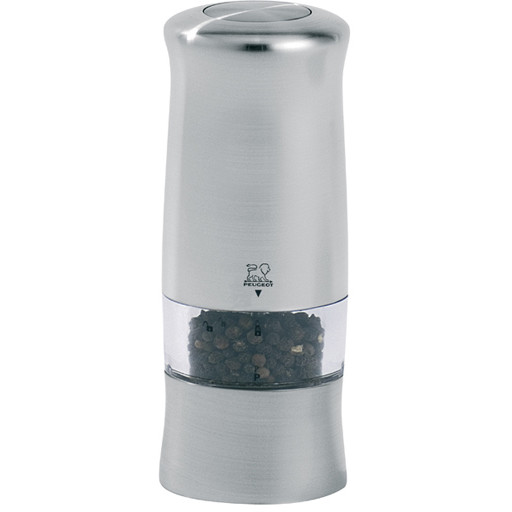 Rasnita electrica pentru piper 14 cm argintie