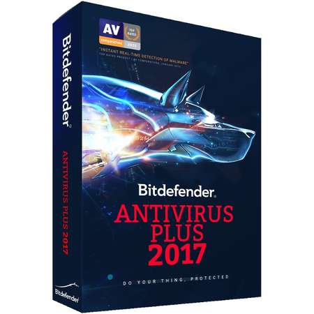 Antivirus BitDefender Antivirus Plus 2017 New Electronica 1 an 3 PC