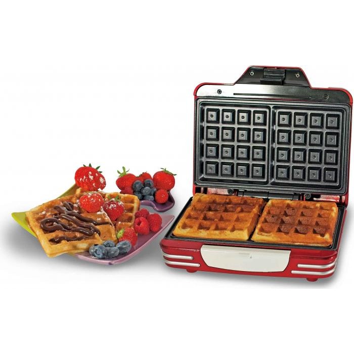 Aparat de facut waffe 187 700W Red