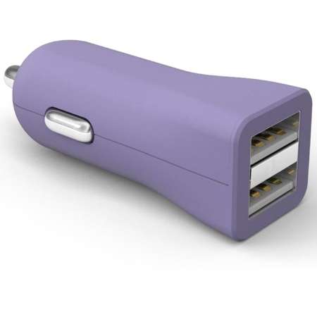 Incarcator auto Kit Fresh Dual USB violet