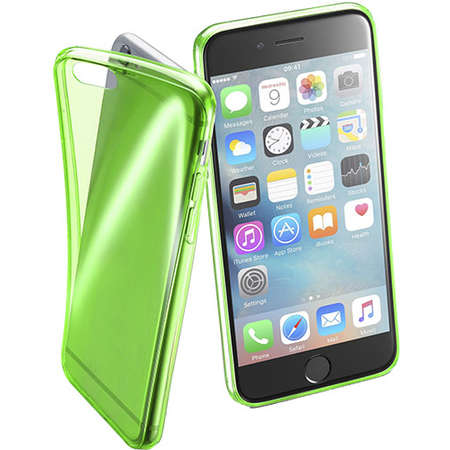Husa Protectie Spate Cellularline FLUOCASEIPH647G Fluo Verde pentru APPLE iPhone 6, iPhone 6S