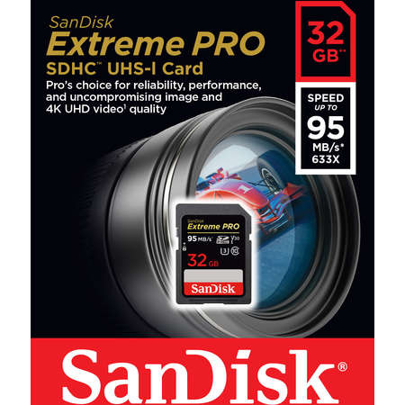 Card Sandisk Extreme Pro SDSDXXG-032G-GN4IN 32GB UHS-I U3