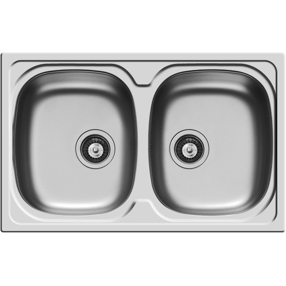 Chiuveta de bucatarie Inox SPARTA 79x50 2B SM