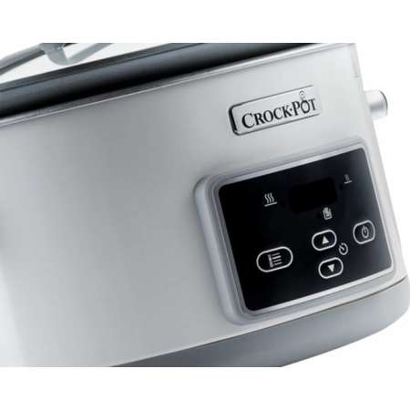 Multicooker Crock-Pot Slow Cooker 5.0L DuraCeramic Saute 220W Alb