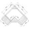 Chiuveta de bucatarie Pyramis Inox CELESTE 83x83 2B 1D ST SM