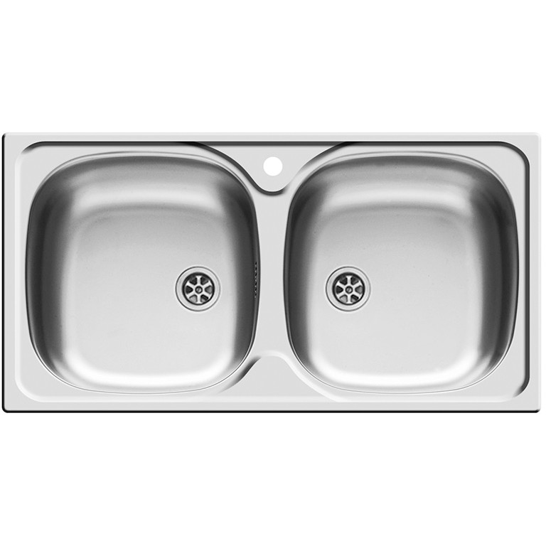 Chiuveta de bucatarie Inox E78 2B 78x43,5 SM