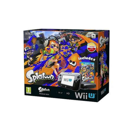 Consola Nintendo Wii U Premium cu joc Splatoon