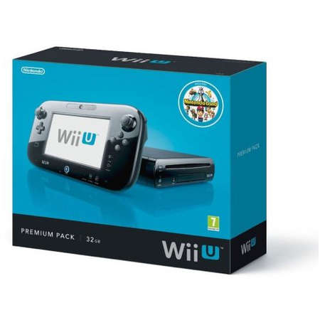 Consola Wii U 32GB Premium Pack Black cu joc Nintendoland