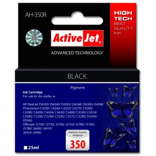 Consumabil Cartus HP-350 black compatibil HP CB335EE