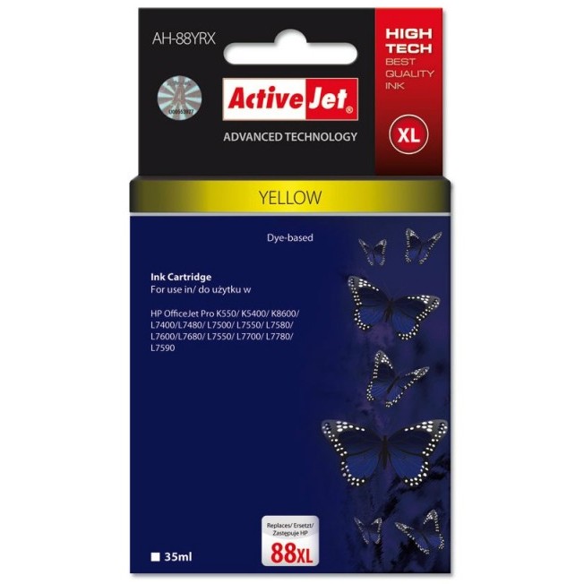 Consumabil Cartus HP 88 XL yellow compatibil HP C9393AE