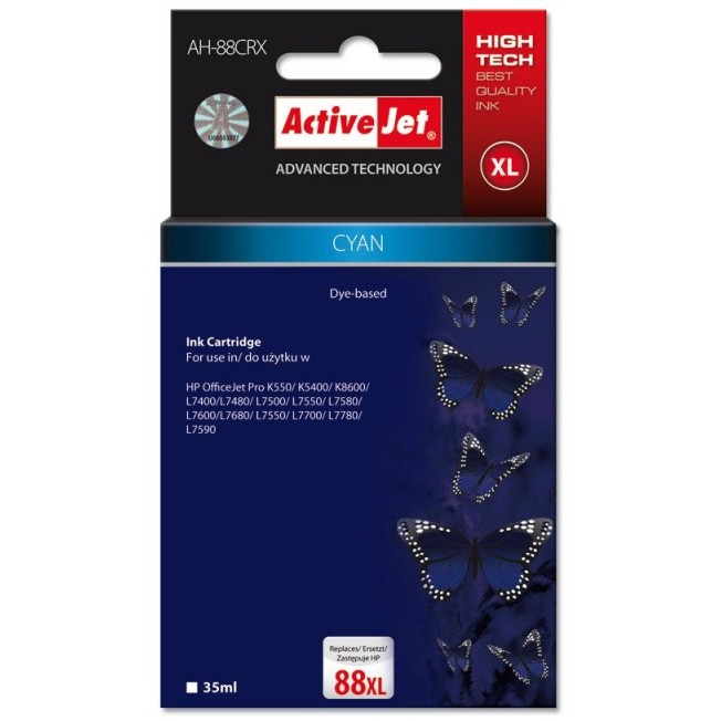 Consumabil Cartus HP 88 XL cyan compatibil HP C9391AE