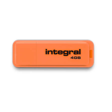 Memorie USB Integral Neon 4GB USB 2.0 Orange