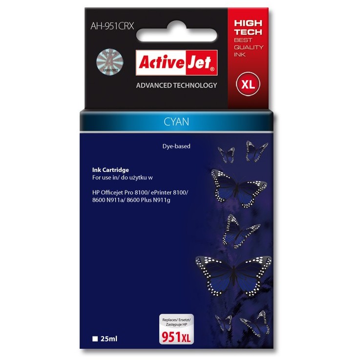 Consumabil Cartus compatibil HP 951XL Cyan