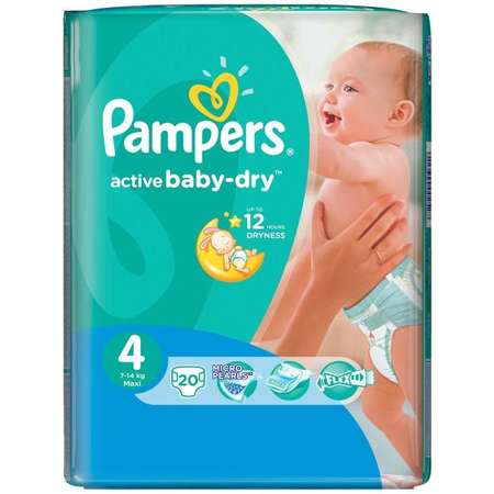 Scutece PAMPERS Active Baby 4 Maxi Regular Pack 20 buc