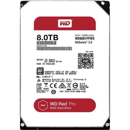 Hard disk WD Red Pro 8TB SATA-III 3.5 inch 7200rpm 128MB
