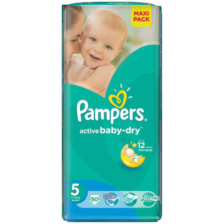 Scutece PAMPERS Active Baby 5 Junior Value Pack 50 buc