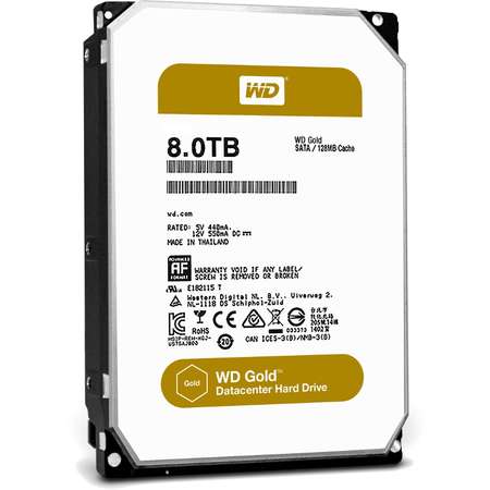 Hard disk server WD Non Hot-Plug Gold 8TB SATA-III 3.5 inch 7200rpm 128MB
