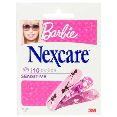 Plasturi copii NEXCARE Sensitive design Barbie 10buc