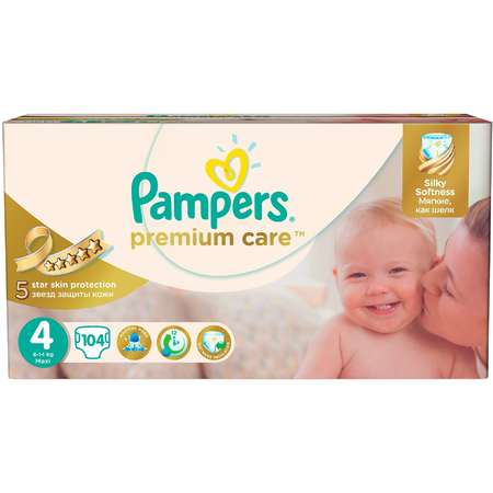 Scutece PAMPERS Premium Care 4 Mega Box 104 buc