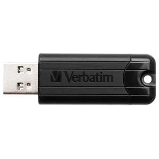 Memorie USB Verbatim PinStripe 128GB USB 3.0 Black