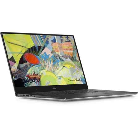 Laptop Dell XPS 15 9560 15.6 inch Ultra HD Touch Intel Core i7-7700HQ 16GB DDR4 512GB SSD nVidia GeForce GTX 1050 4GB Windows 10 Pro Silver 3Yr NBD